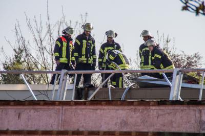 Stuttgart-Botnang: Dehnfugenbrand im Feuerwehrhaus